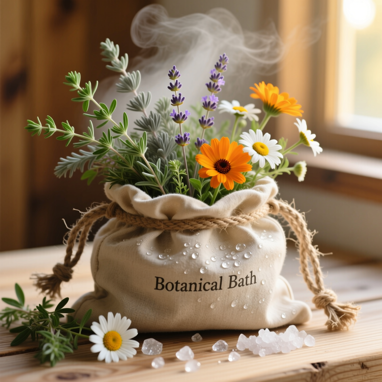 Чай для ванной (Чабрец, душица, календула, ромашка) Сбор 5.