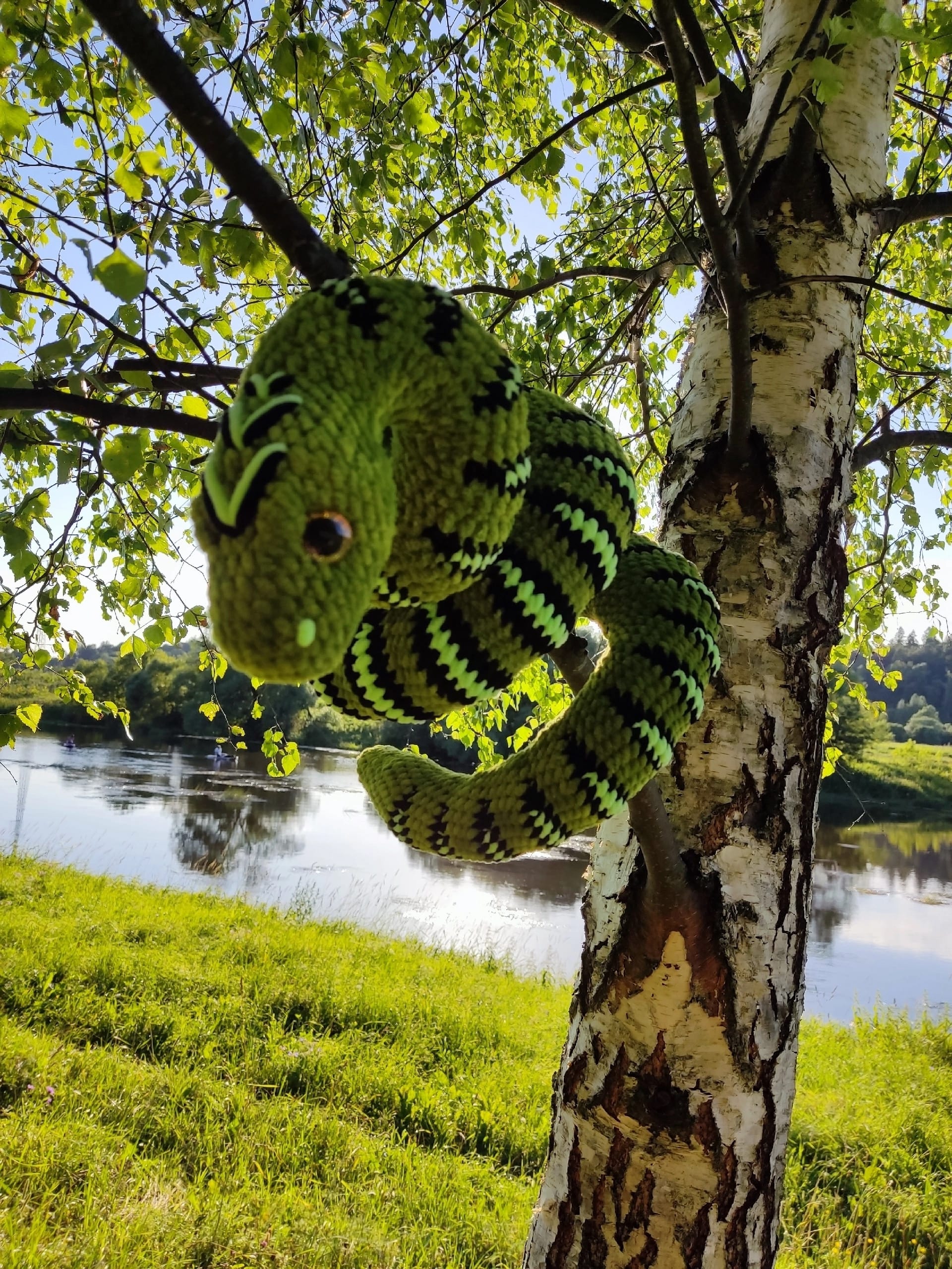 Плюшевая змея 170 см — Мягкая игрушка и Символ удачи — изображение 4