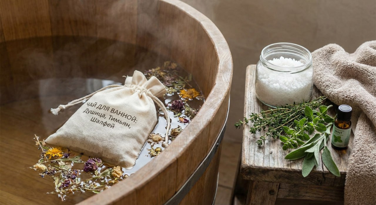 Чай для ванной (Душица, тимьян, шалфей) Сбор 3. — изображение 6