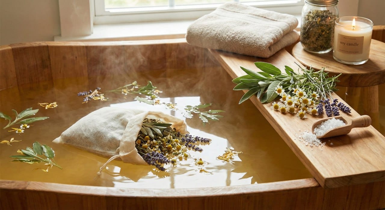 Сбор 4. Чай для ванной. Для расслабления мышц