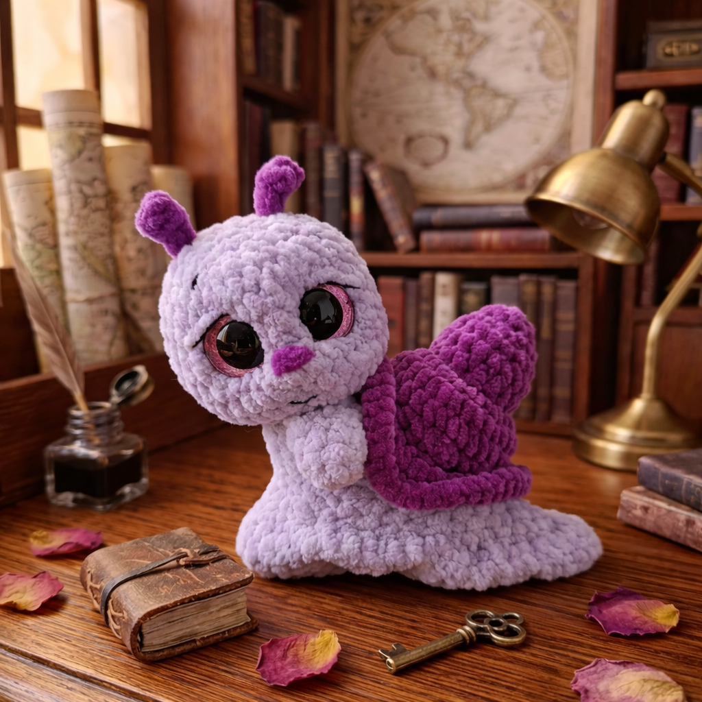 🐌 Вязаная игрушка «Улиточка»